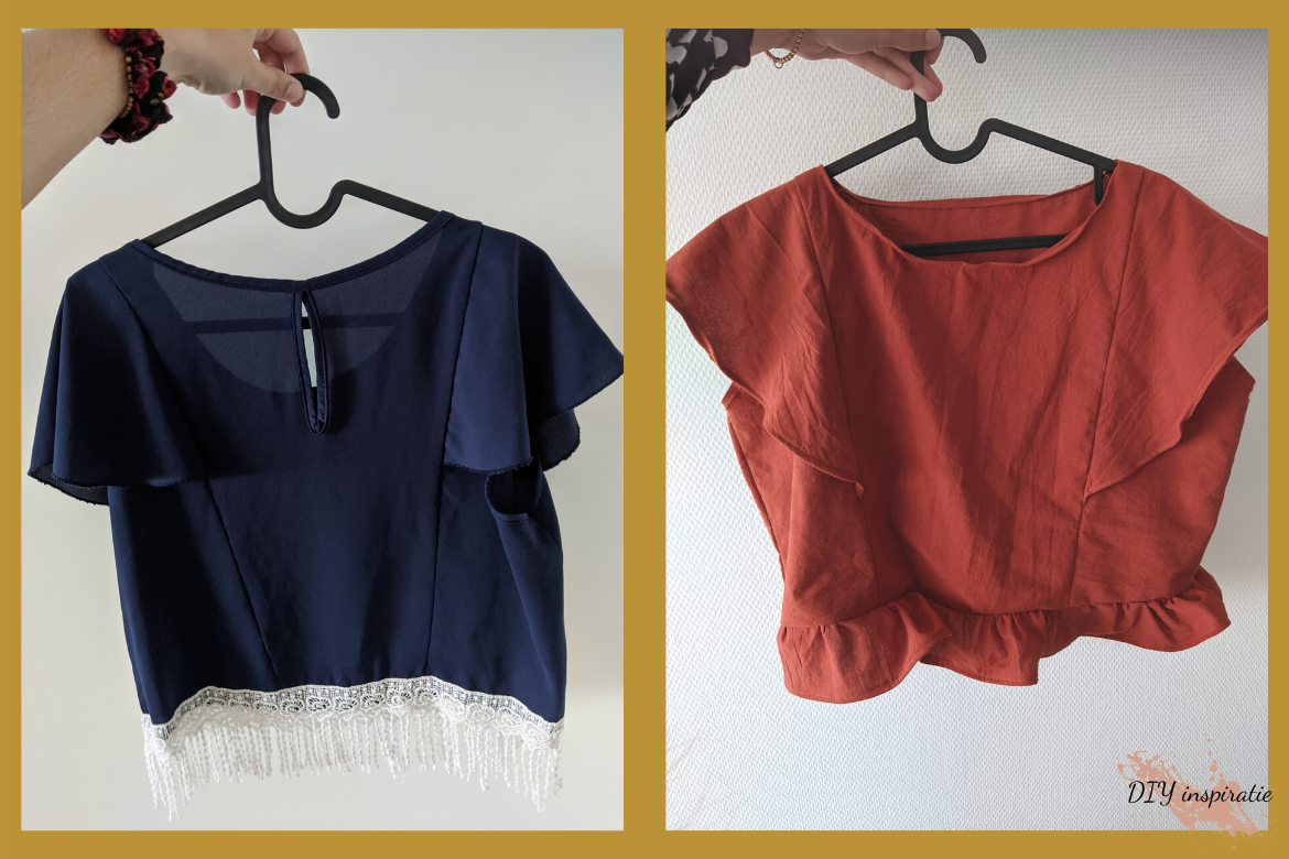 Geen idee wat te naaien? maak een crop top van restjes stof