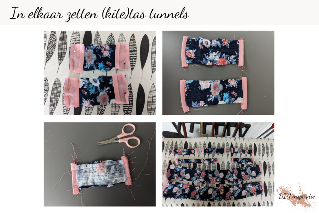 Kitetas pimpen: tunnels maken en tas in elkaar zetten