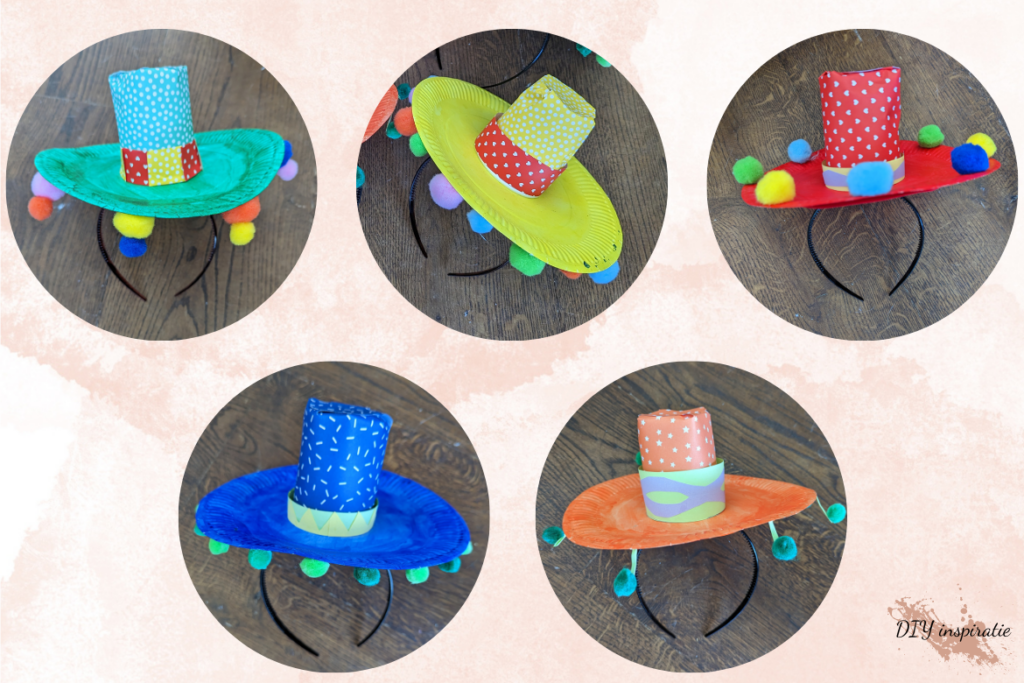 5 voorbeelden van kleurrijke kleine mini sombrero's